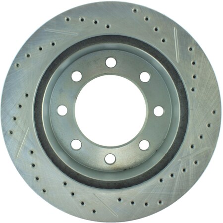Centric StopTech Select Sport Drilled and Slotted Brake Rotor; Front Right, StopTech 227.67046R